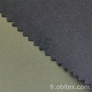 Pongee stretch en polyester OBLBF020 avec liaison